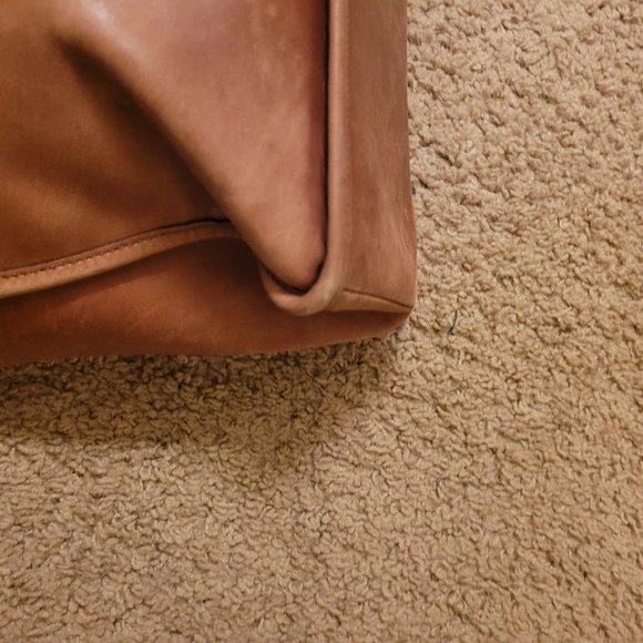 Vtg Coach 6457 British Tan Lexington Lap Top Work Bag - Picture 7 of 12